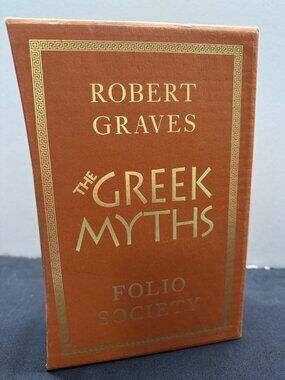The Greek Myths By Robert Graves Folio Society 2-Volume Set With Slipcase